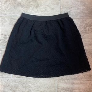 Madewell black skirt